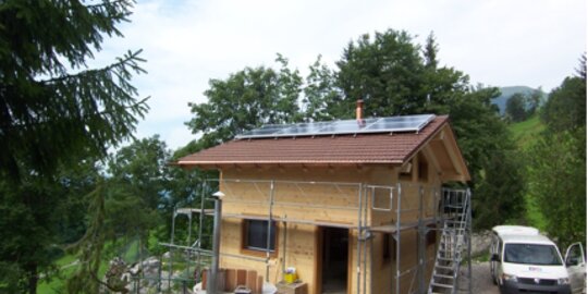 Photovoltaikanlage 2 kWp Ferienhaus Wolfenschiessen